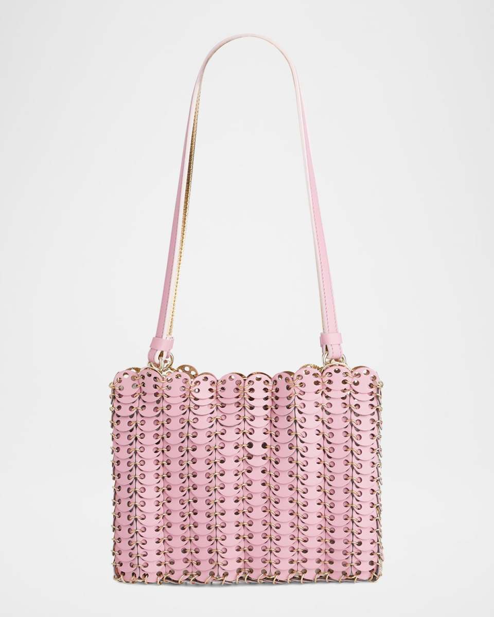 Sac a Main Disc Leather Shoulder Bag